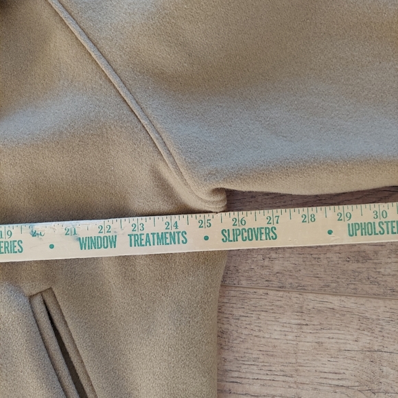 Vintage WOOLRICH Wool Coat Flight Jacket Tan Lined Large Made in USA Blouson EUC - Picture 7 of 16